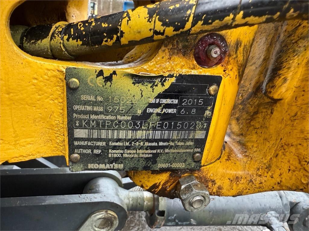 Komatsu PC09 Miniescavatori