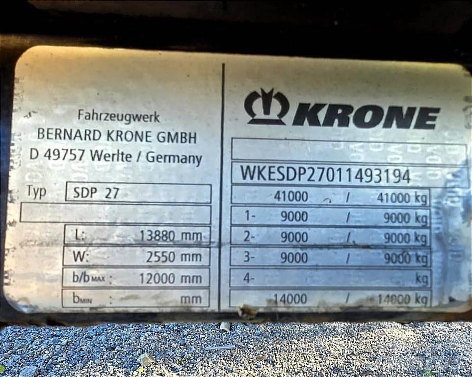 Krone SDP 27 Semirimorchi tautliner