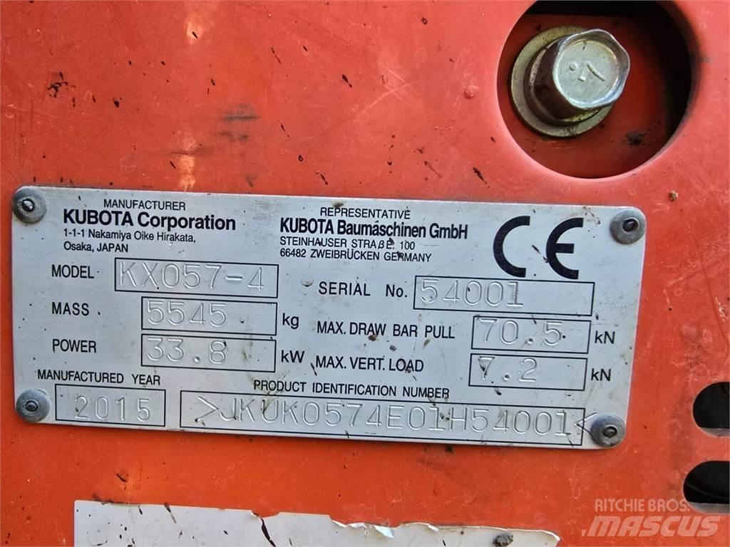 Kubota KX 057-4 Escavatori cingolati