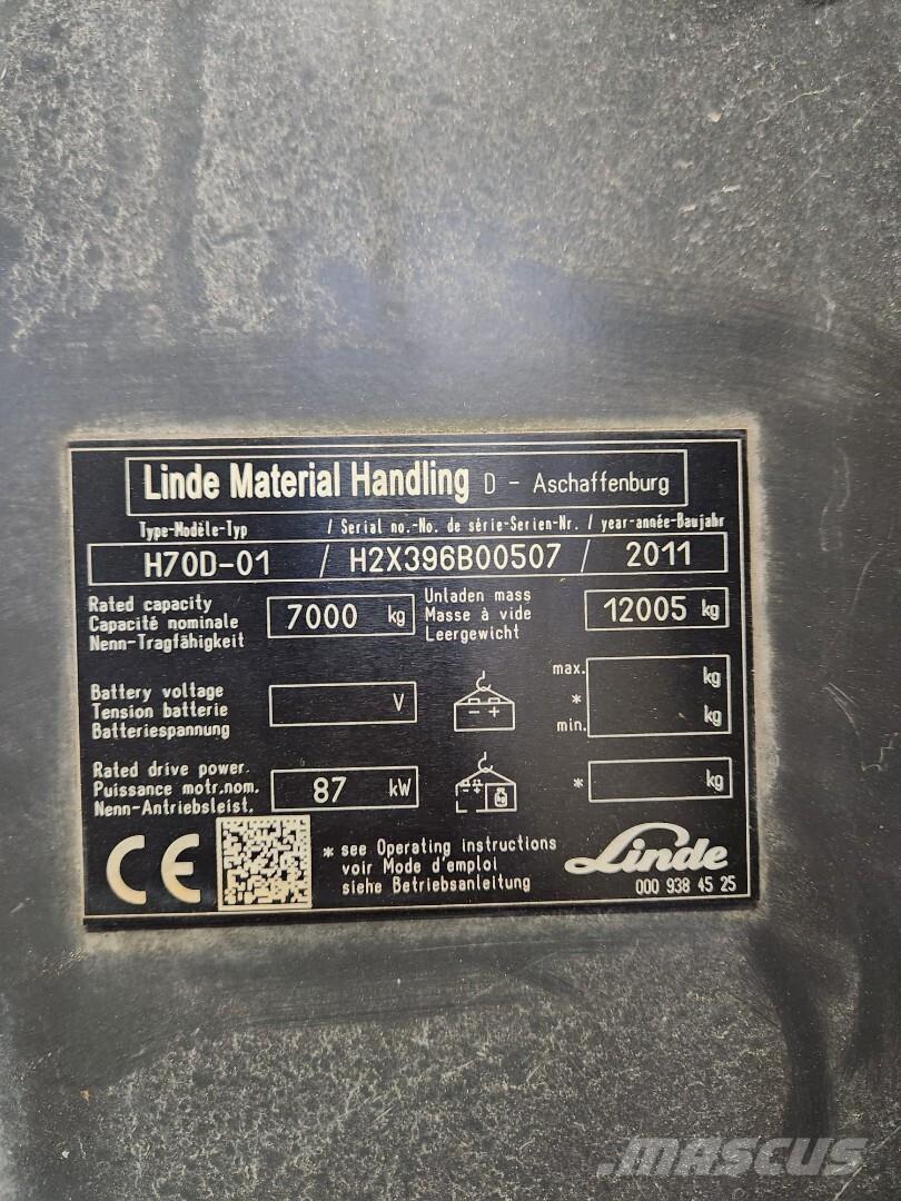 Linde H70D-01 Carrelli elevatori diesel