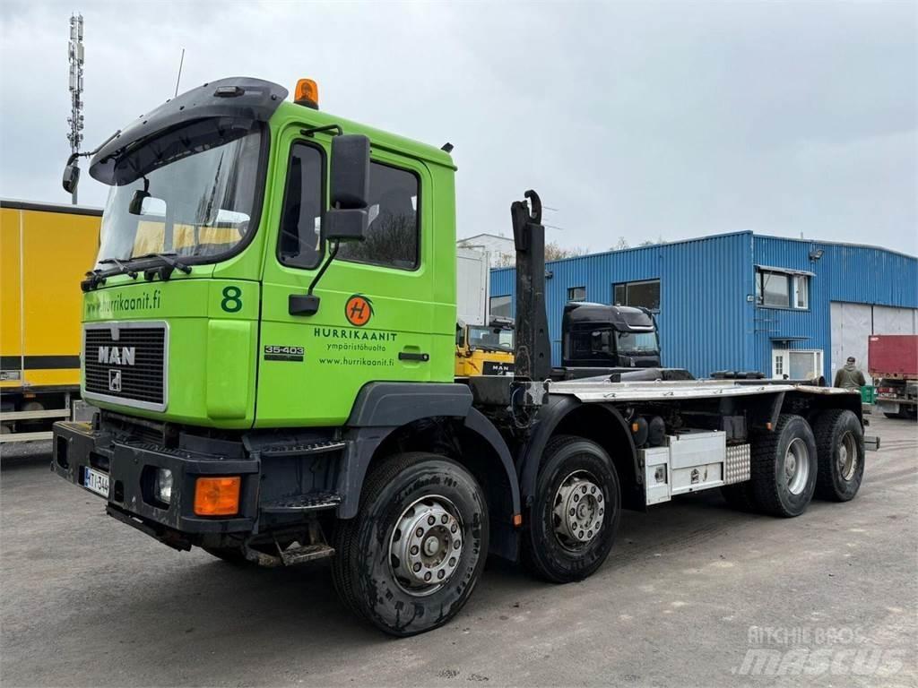 MAN 35.403 8X4 Camion con gancio di sollevamento