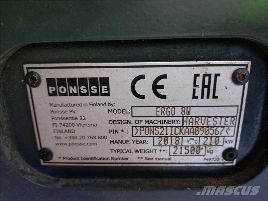 Ponsse Ergo Abbattitrici, Disboscatrici