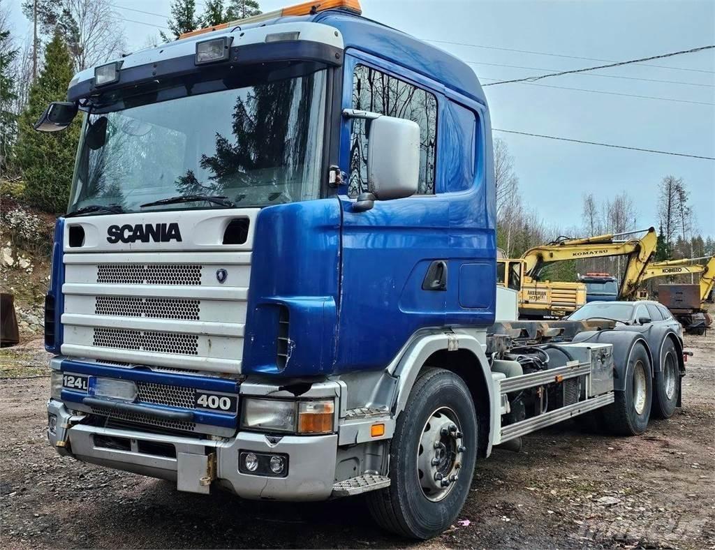 Scania 124 L 6x2 Camion con gancio di sollevamento