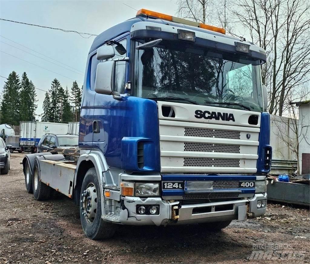 Scania 124 L 6x2 Camion con gancio di sollevamento