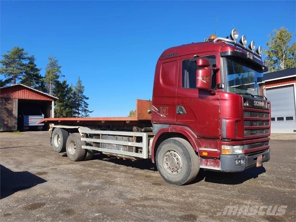 Scania 144G 460 Camion con gancio di sollevamento