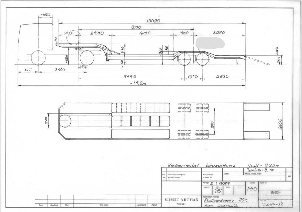 Siimet T294-12 Semirimorchi Ribassati