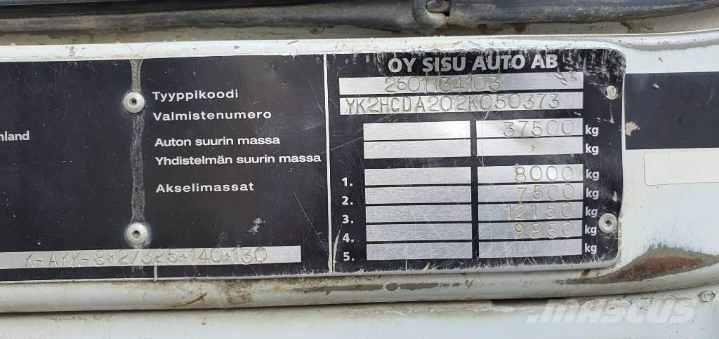 Sisu E12 8X2 Camion ribaltabili