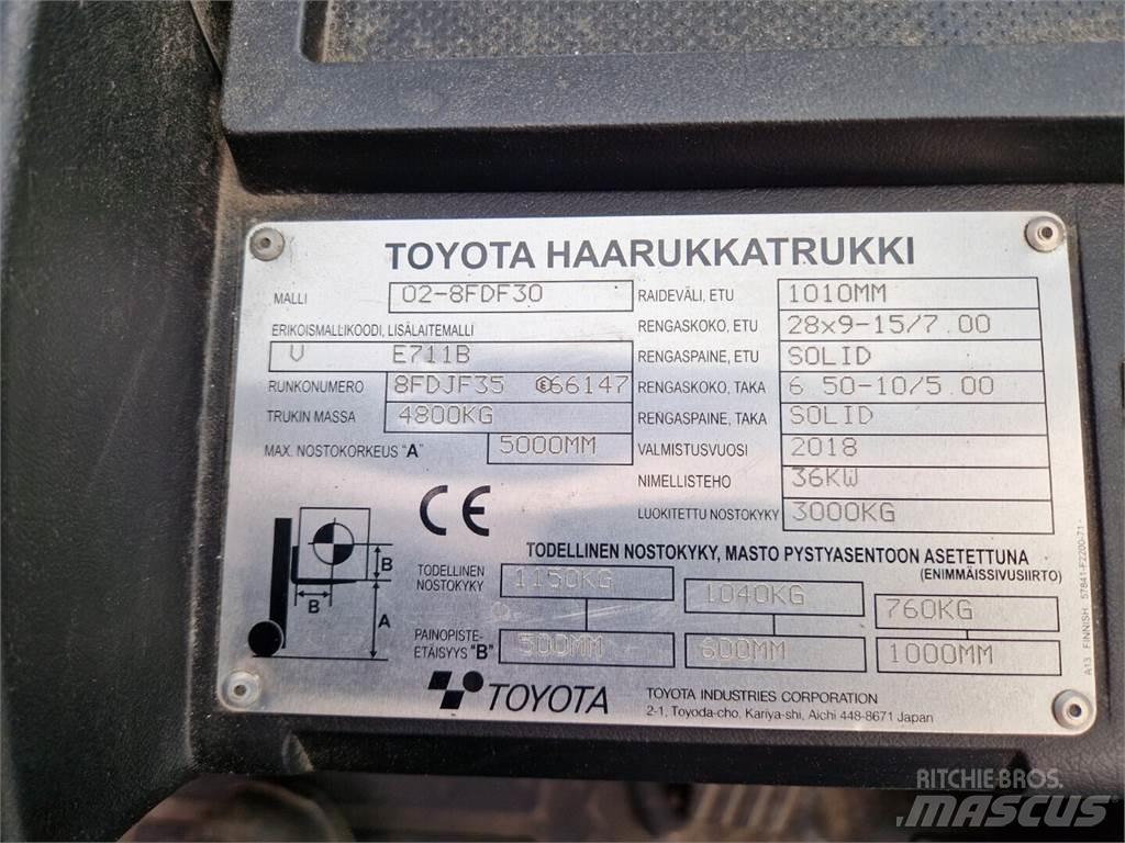 Toyota 02-8FDF30 Carrelli elevatori diesel