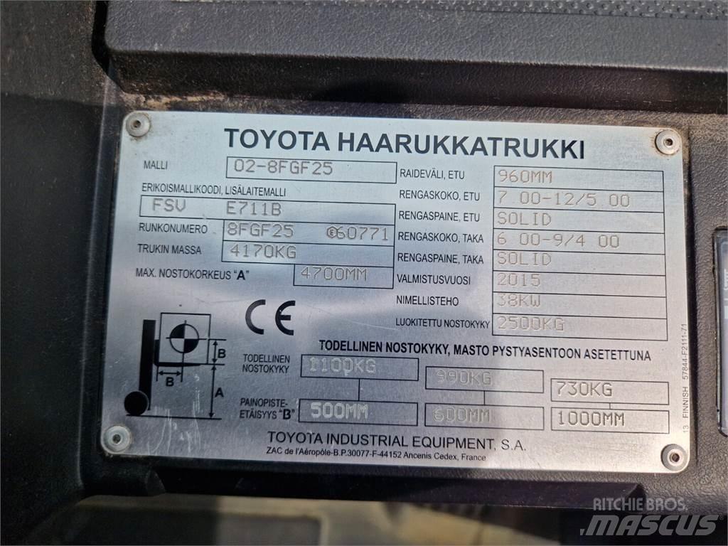 Toyota 02-8FGF25 Carrelli elevatori GPL