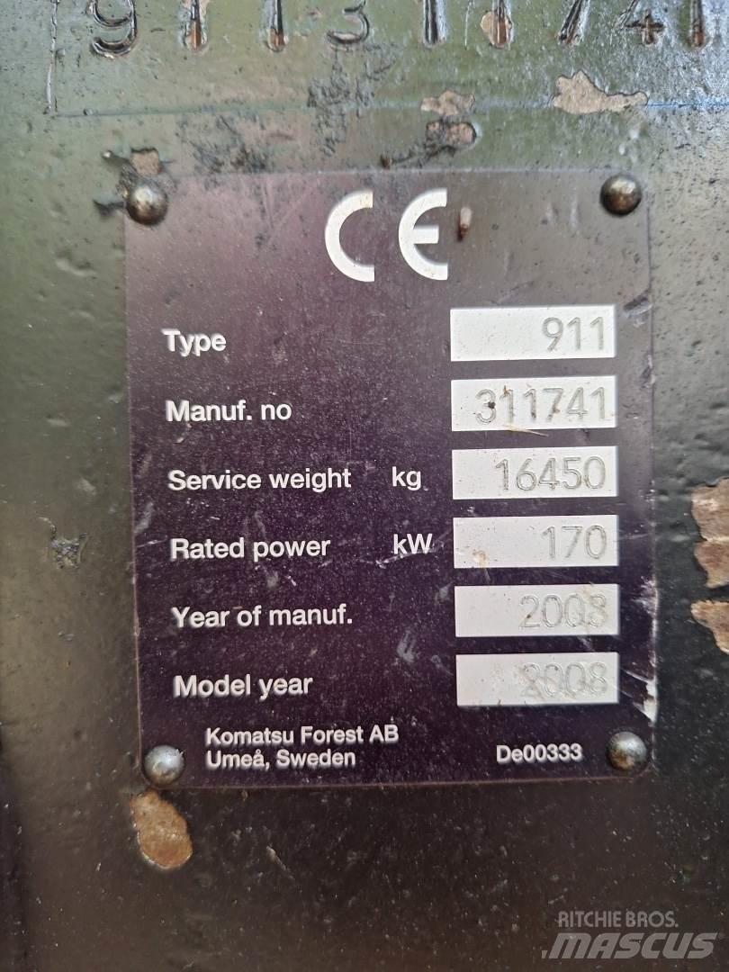Valmet 911-3 Abbattitrici, Disboscatrici