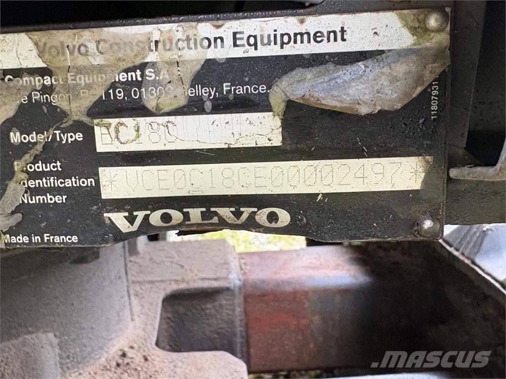 Volvo EC 18 C Miniescavatori