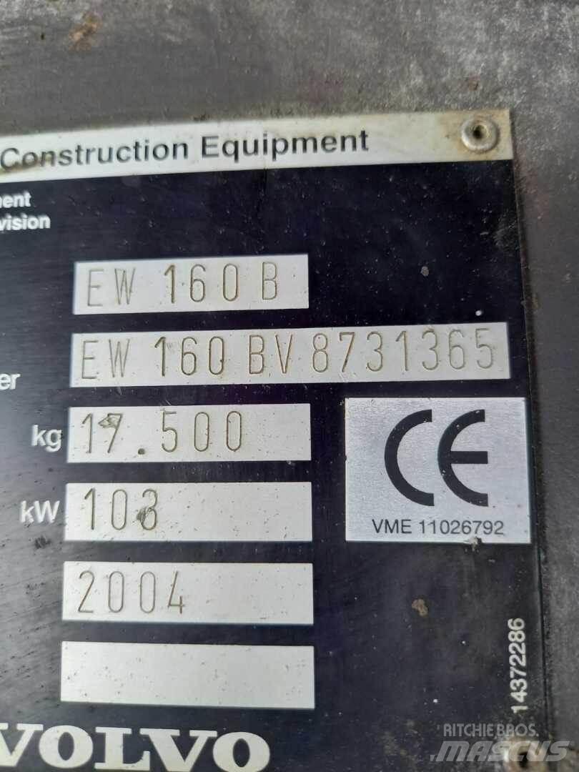 Volvo EW 160 B Escavatori cingolati