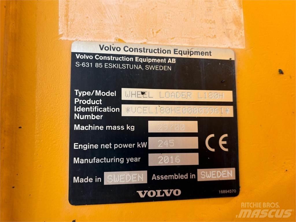 Volvo L 180 H Pale gommate