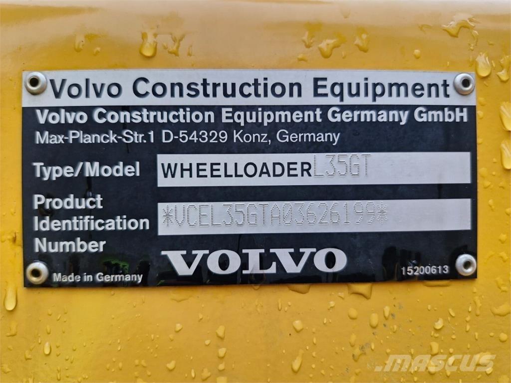 Volvo L 35 GT Pale gommate