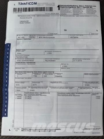 Volvo L120H Pale gommate