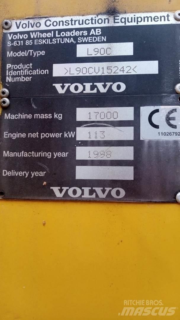 Volvo L90C Pale gommate
