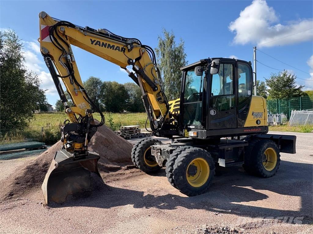 Yanmar B 95 W Escavatori gommati