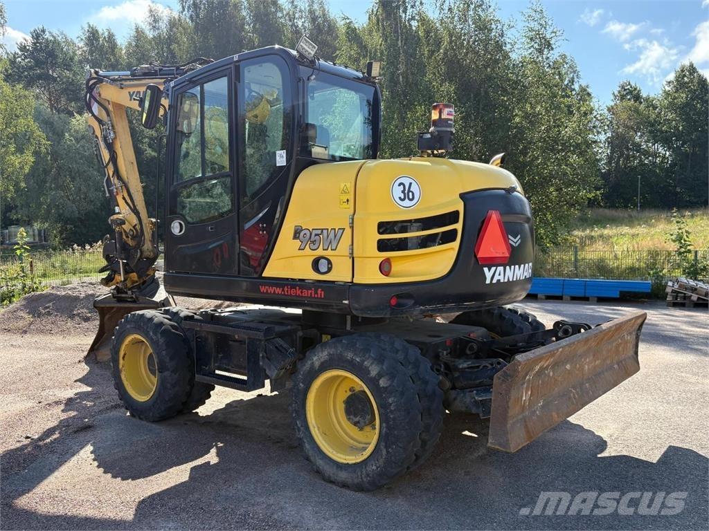 Yanmar B 95 W Escavatori gommati