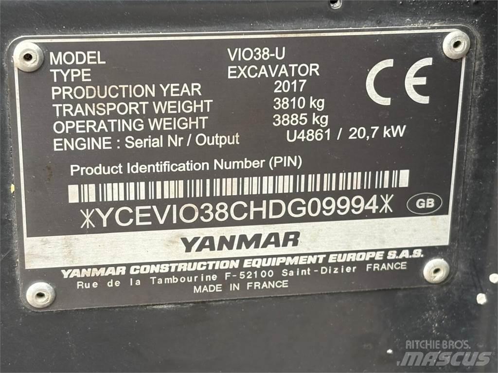 Yanmar VIO 38-U Miniescavatori