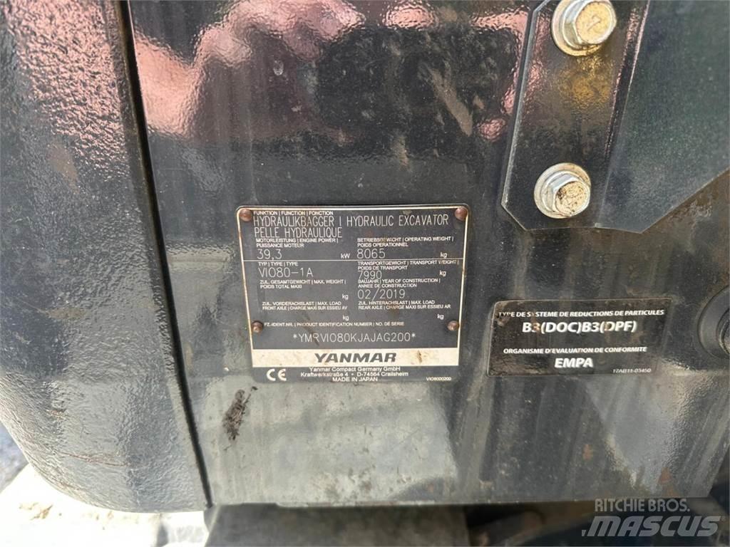 Yanmar Vio 80-1A Escavatori medi 7t - 12t
