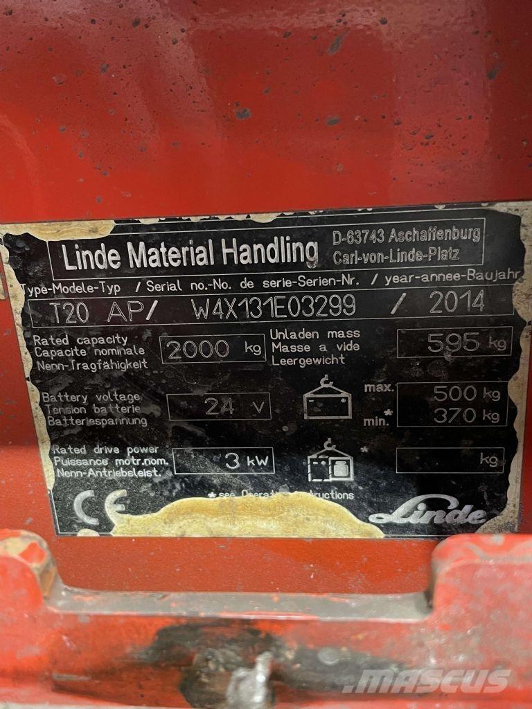 Linde T20AP-131 Transpallet manuale