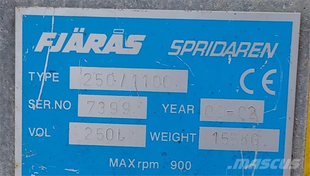  250/1100 3-p fäste Spargisabbia e spargisale