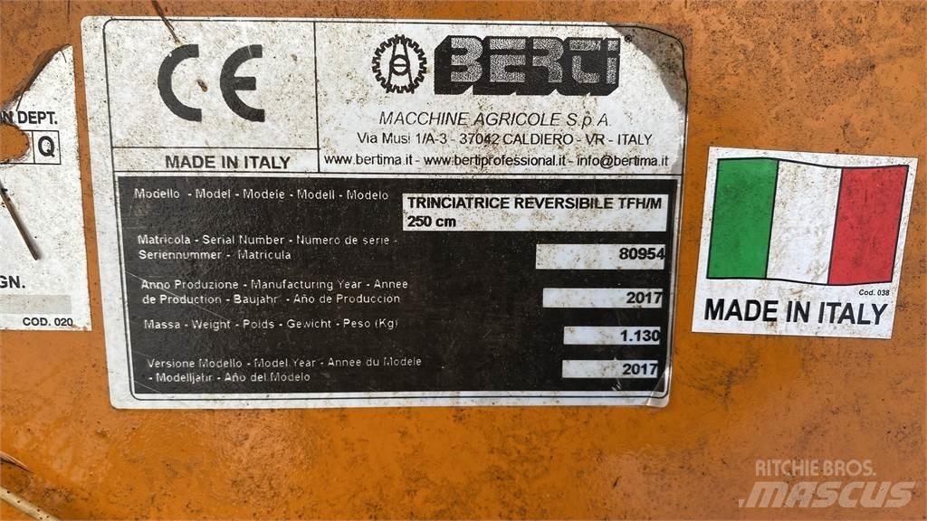 Berti TFH 250 BETESPUTS Falciatrici/cimatrici per pascoli