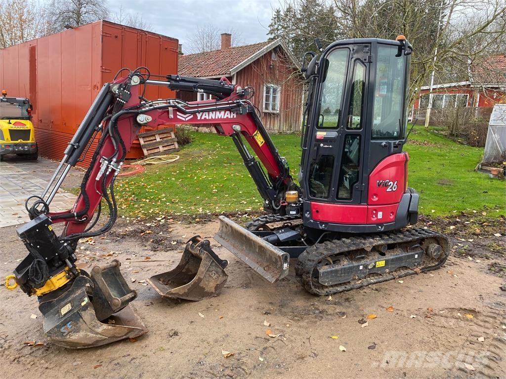 Yanmar VIO26 GRÄVARE Pale gommate