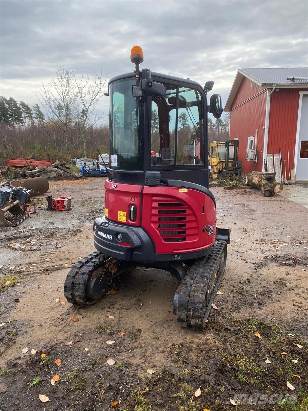 Yanmar VIO26 GRÄVARE Pale gommate