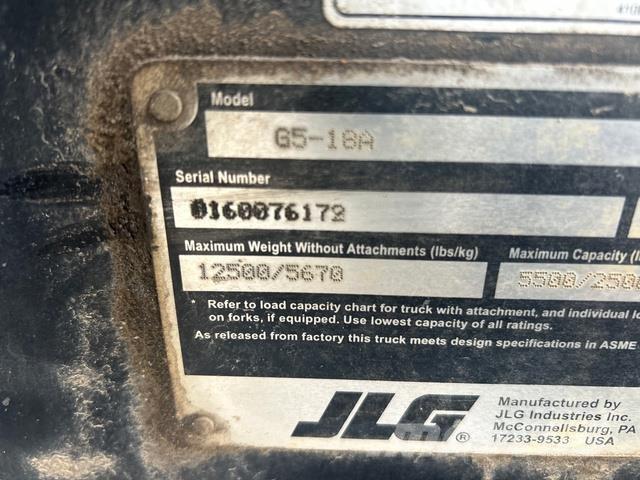 JLG G5-18 A Sollevatori telescopici
