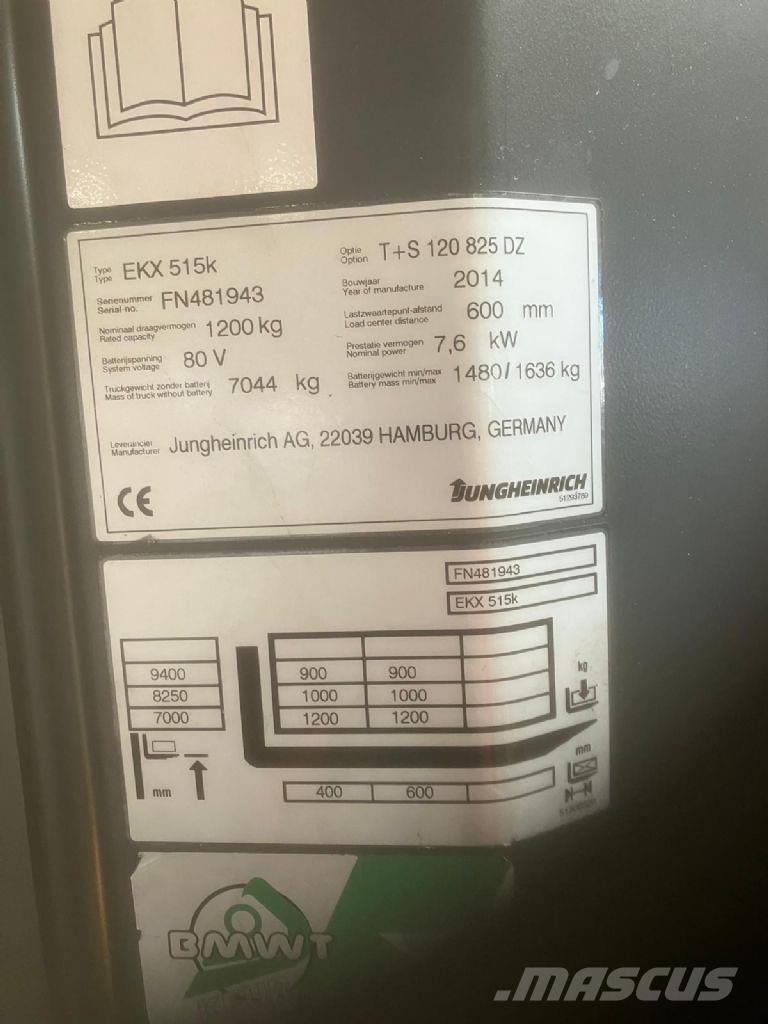 Jungheinrich EKX 515k Commissionatore alto livello