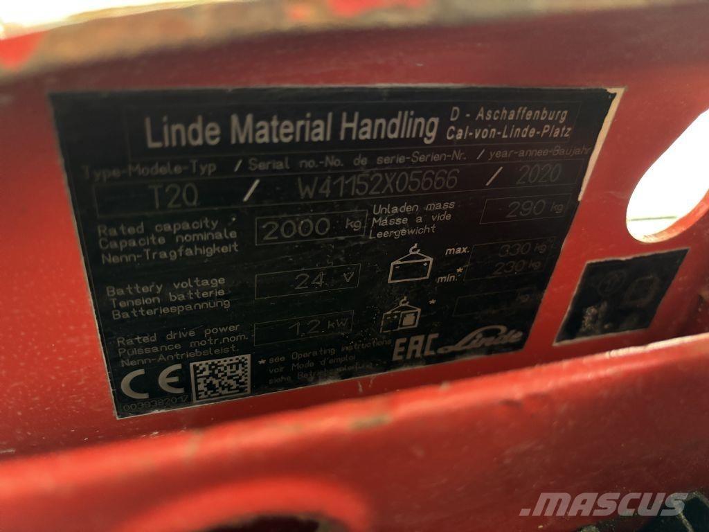 Linde T20 Transpallet manuale