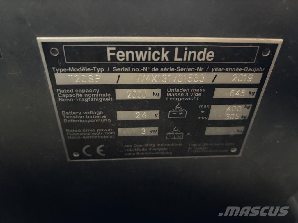 Linde T20 SP Carelli stoccatori  automatici-usati