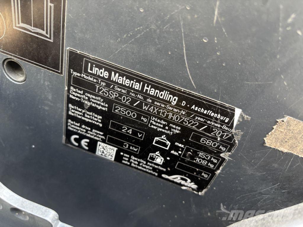 Linde T25SP-02 Carelli stoccatori  automatici-usati