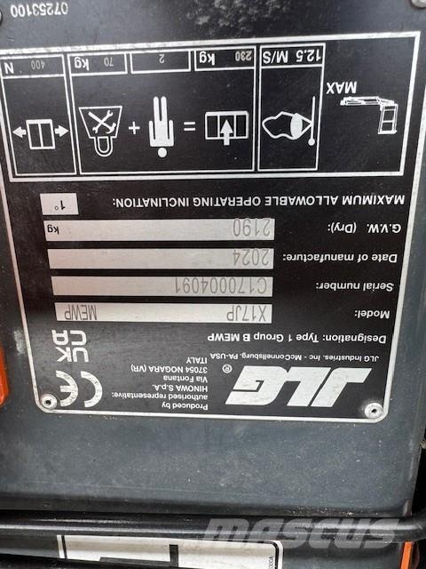 JLG X17JP Spider Altre piattaforme monobraccio