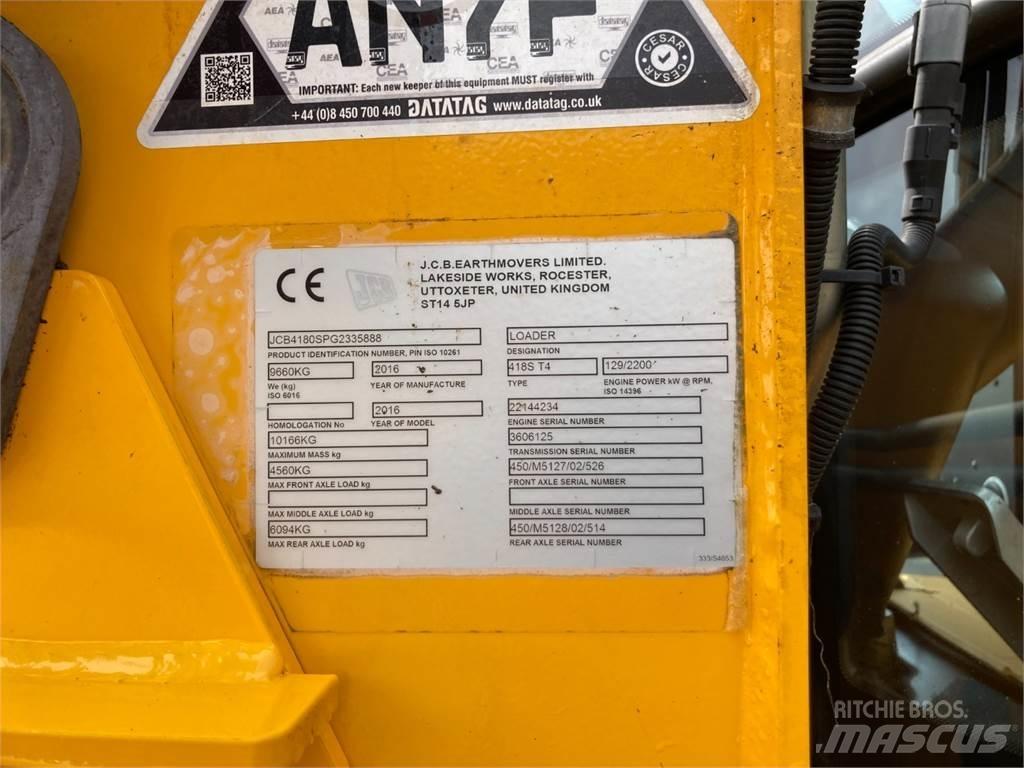 JCB 418S Sollevatori telescopici per agricoltura
