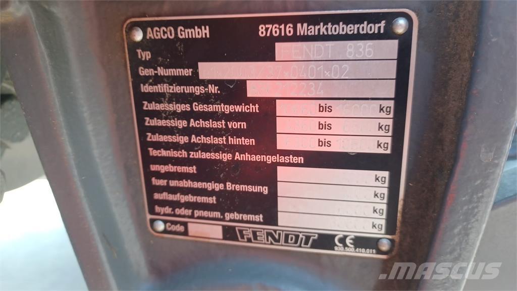 Fendt 828 SCR Trattori