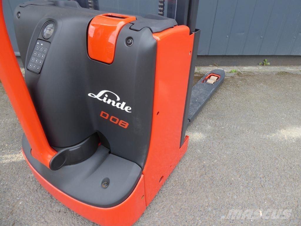 Linde D08 Transpallet uomo a terra