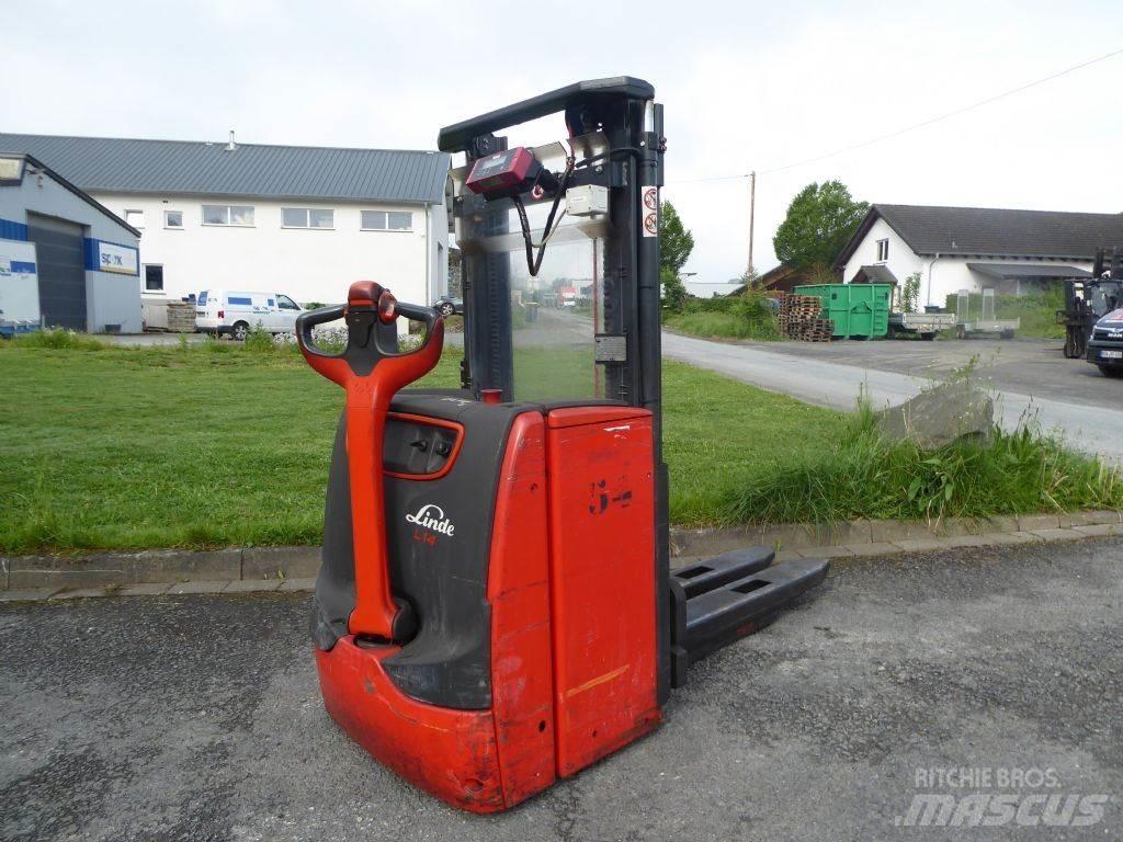 Linde L14 Transpallet uomo a terra
