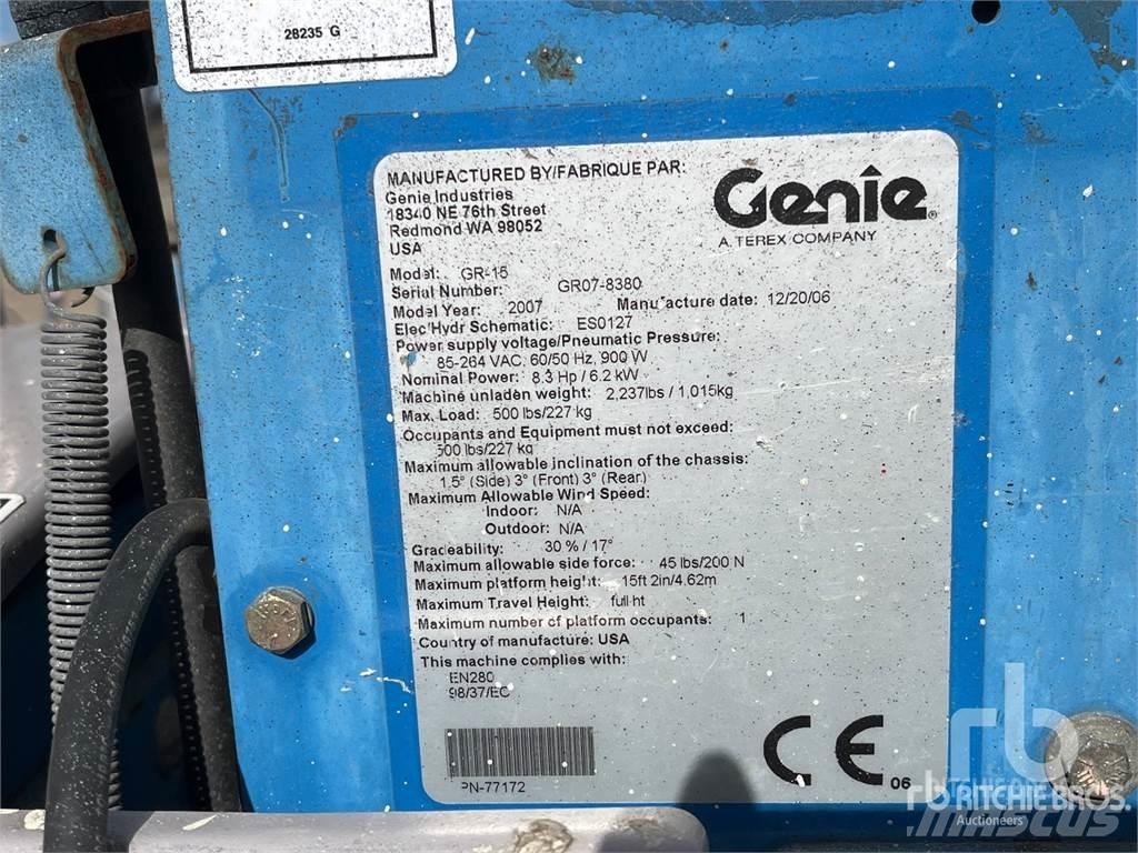 Genie GR15 Piattaforme a braccio articolato