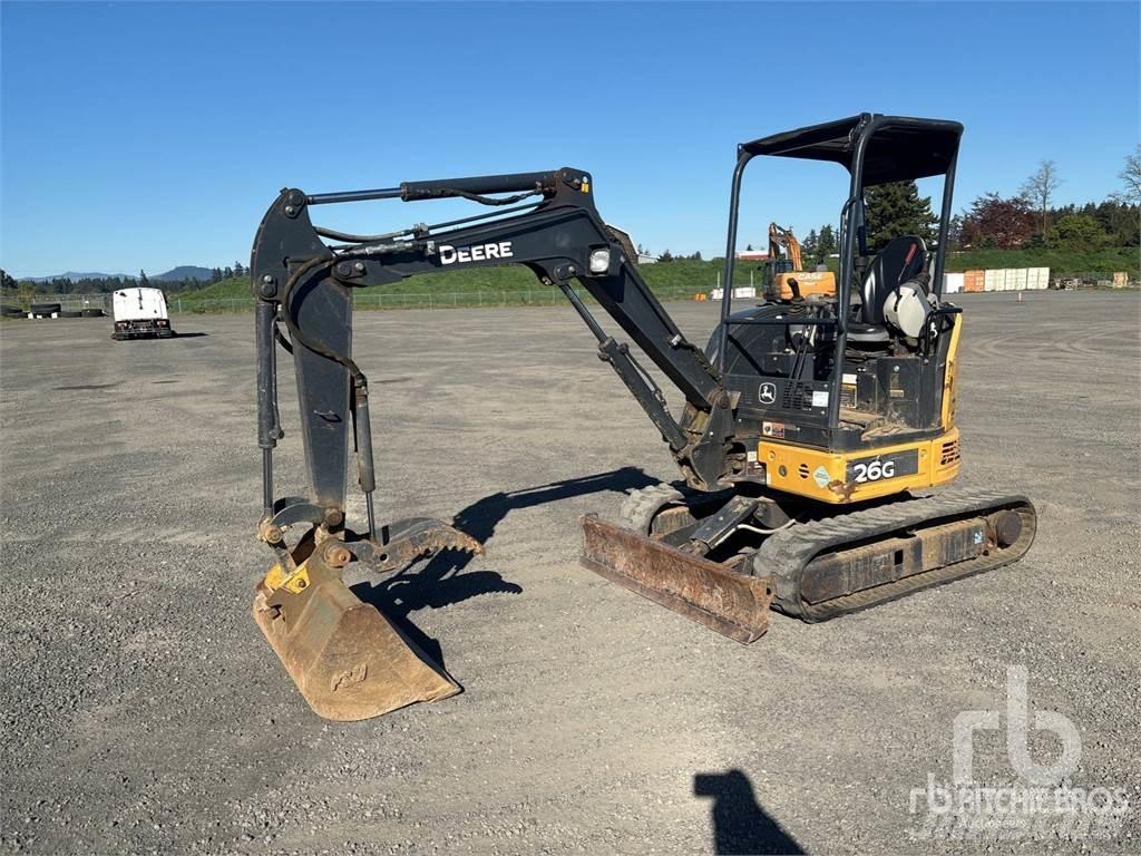 John Deere 26G Miniescavatori
