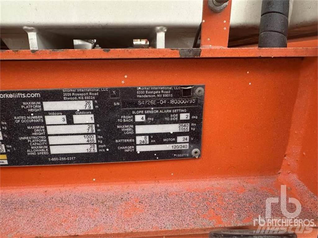 Snorkel S4726E Piattaforme a pantografo