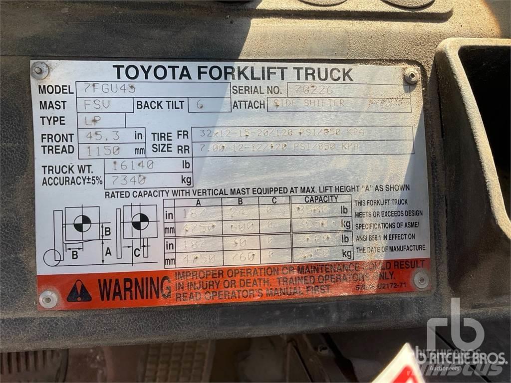 Toyota 7FGU45 Carrelli elevatori diesel