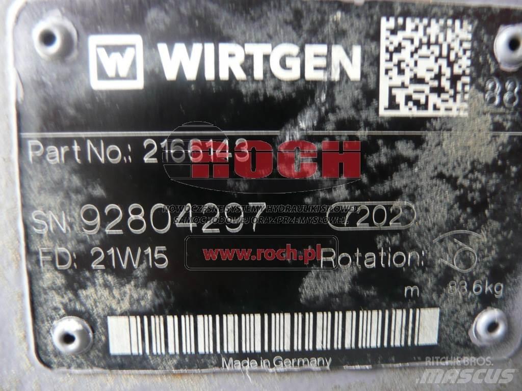 Wirtgen 2166143 Componenti idrauliche