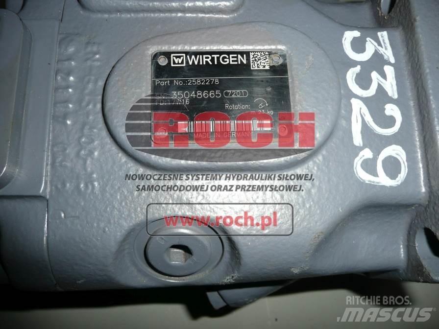 Wirtgen 2582278 Componenti idrauliche