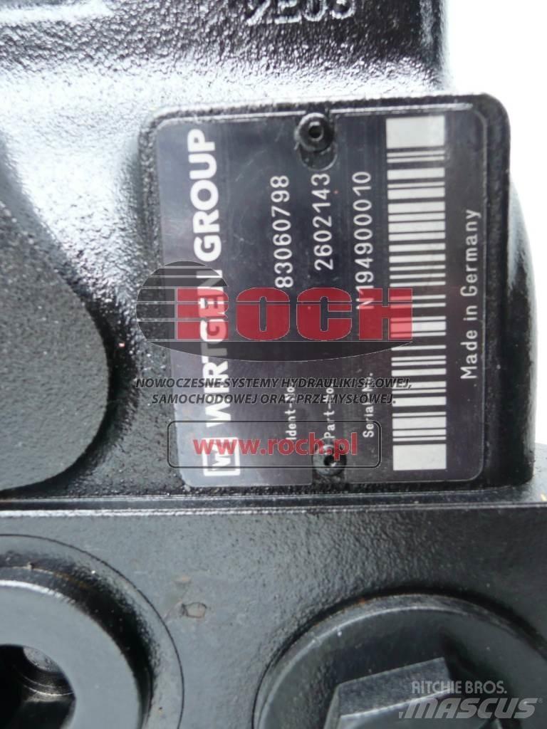 Wirtgen 2602143 83060798 Componenti idrauliche