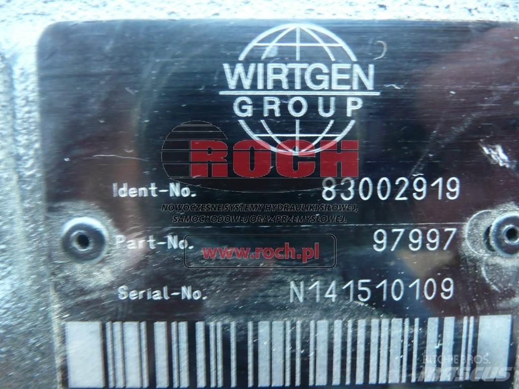 Wirtgen 83002919 97997 Componenti idrauliche