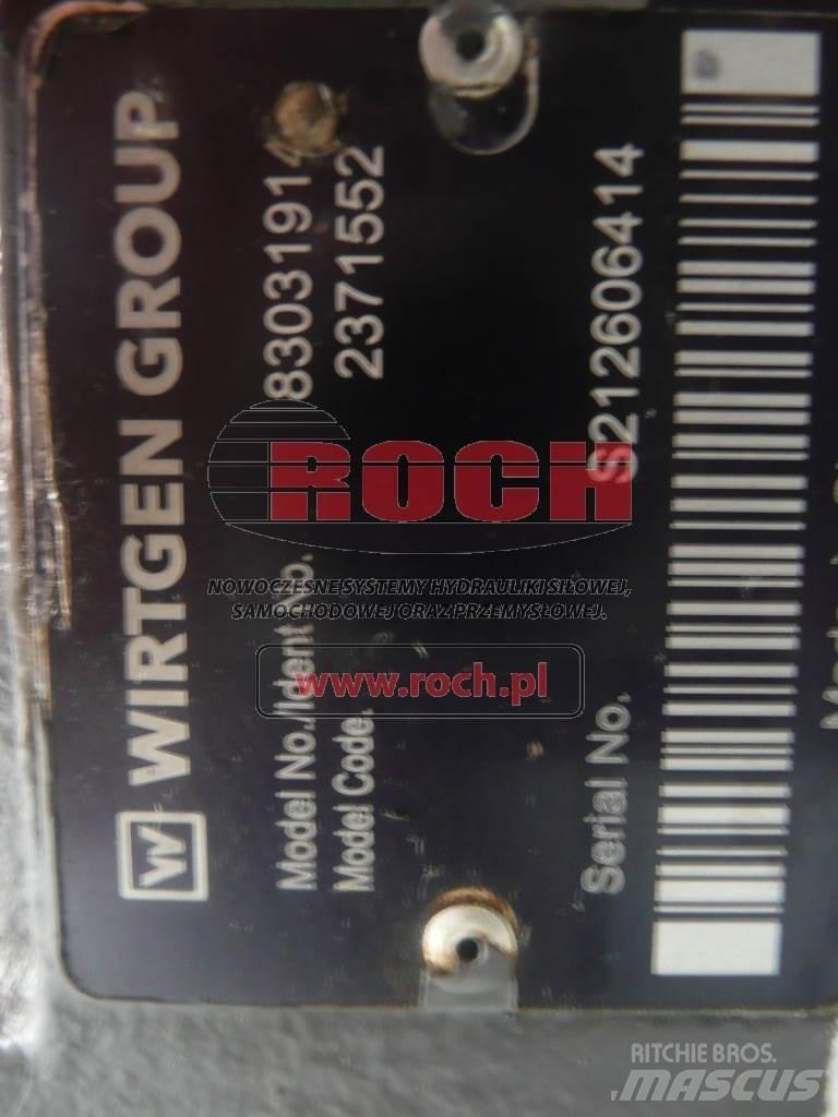 Wirtgen 83031914 2371552 Componenti idrauliche