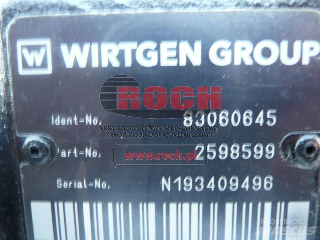 Wirtgen 83060645 2598599 Componenti idrauliche