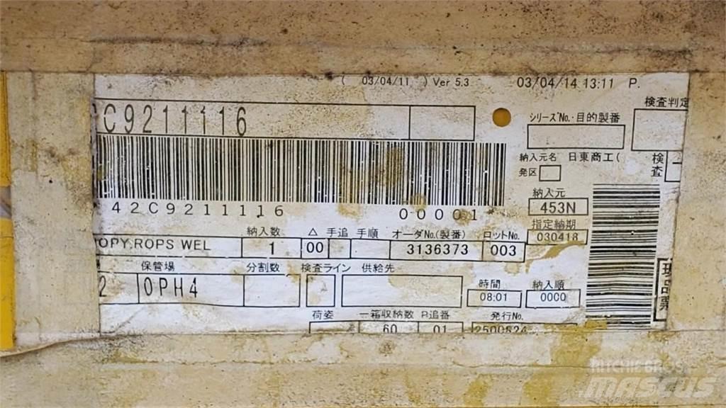 Komatsu WA1200 Cabine e interni